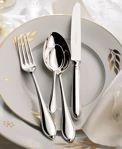 ROBBE & BERKING silver cutlery sets Navette