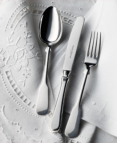 ROBBE & BERKING silver cutlery sets Spaten