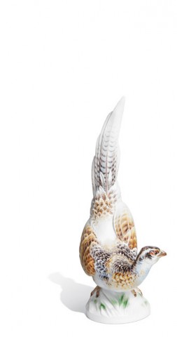 Figurita Faisán venerado hembra, H 50 cm  