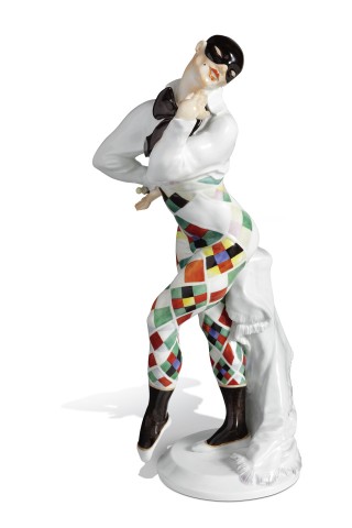 Escultura Bufón, H 26 cm 