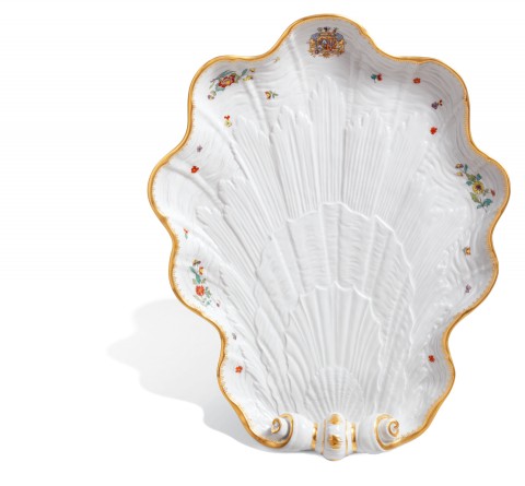 Bandeja decorativa Schwanendessin, L 46 cm 