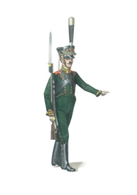  Suboficial de la Guardia Imperial, regimiento Finlandes