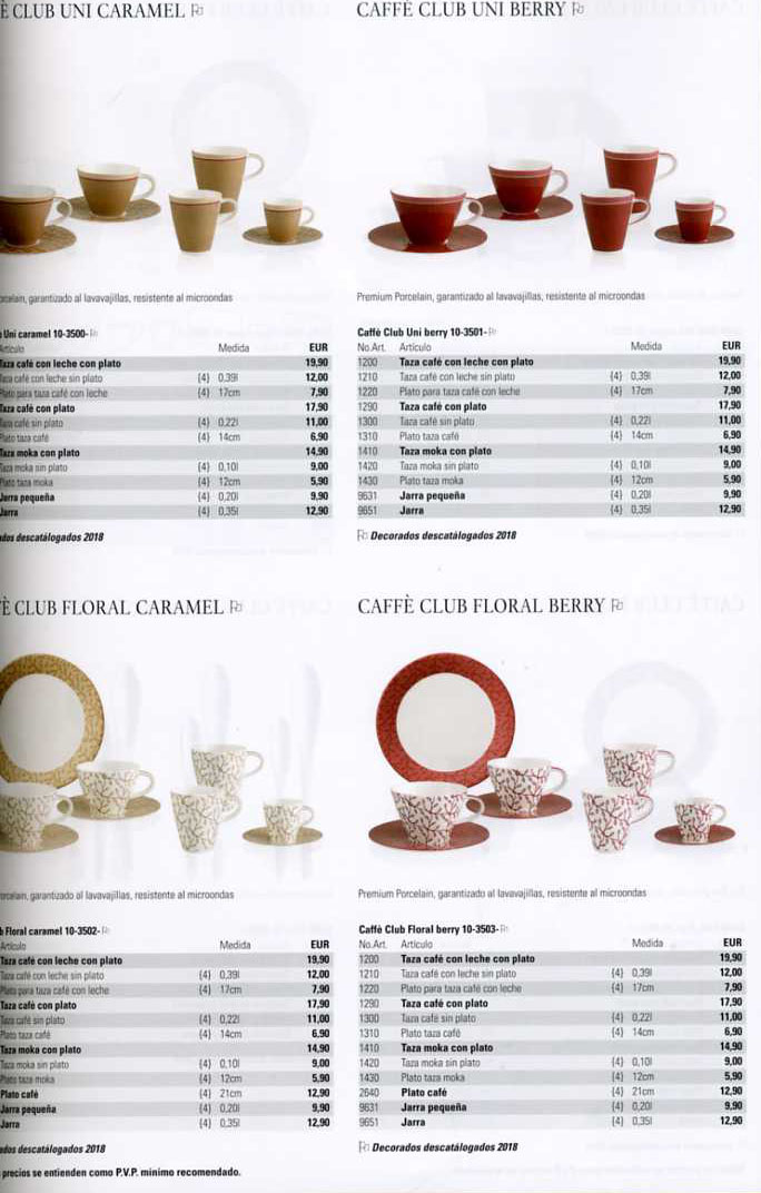 Villeroy and Boch Coffe Club